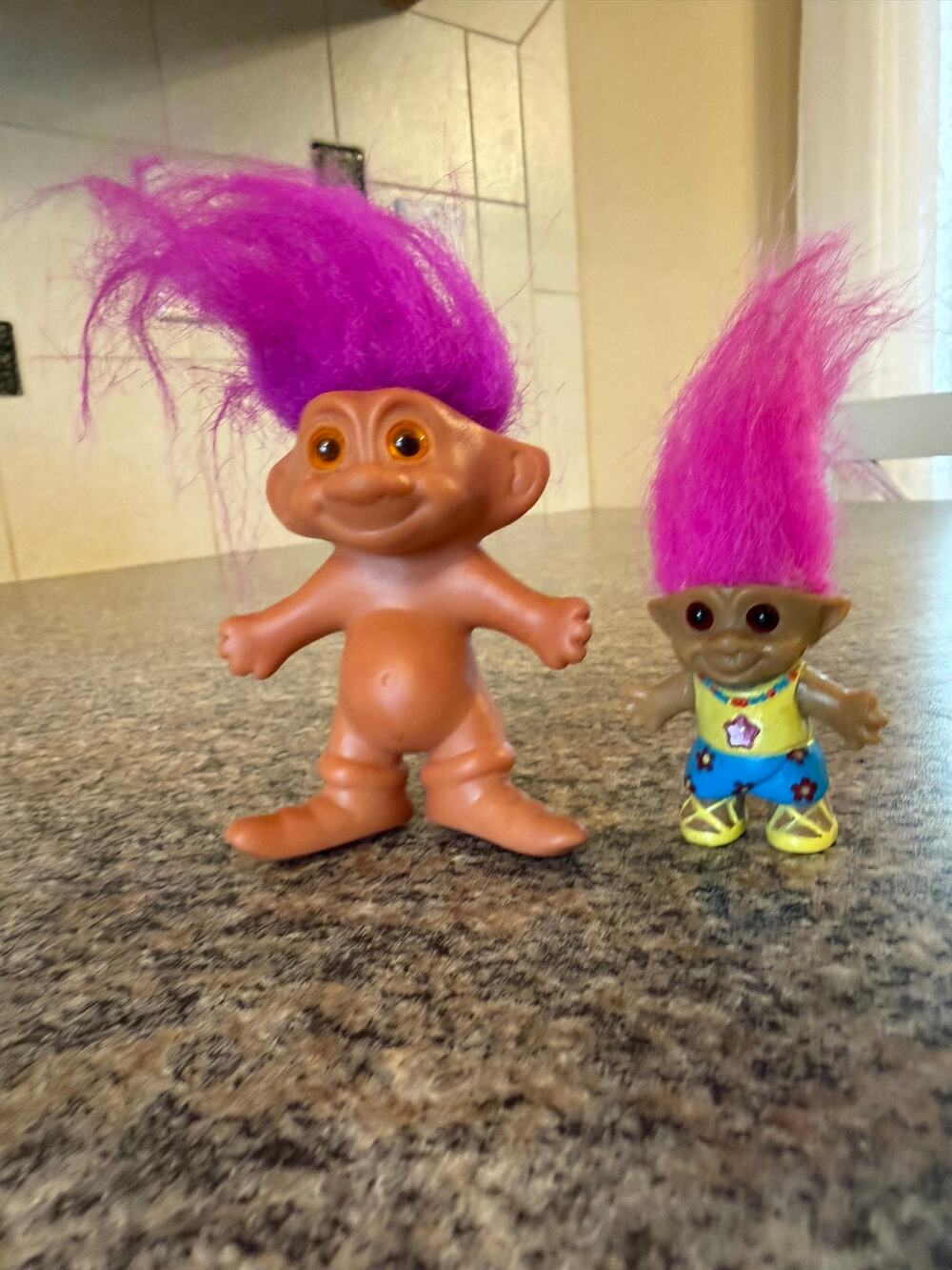 vintage 1992 Ace Novelty Troll Dolls